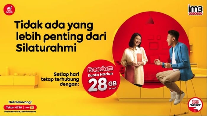 Paket IM3 Freedom Apps dan Paket IM3 Ooredoo Yellow dari Indosat 